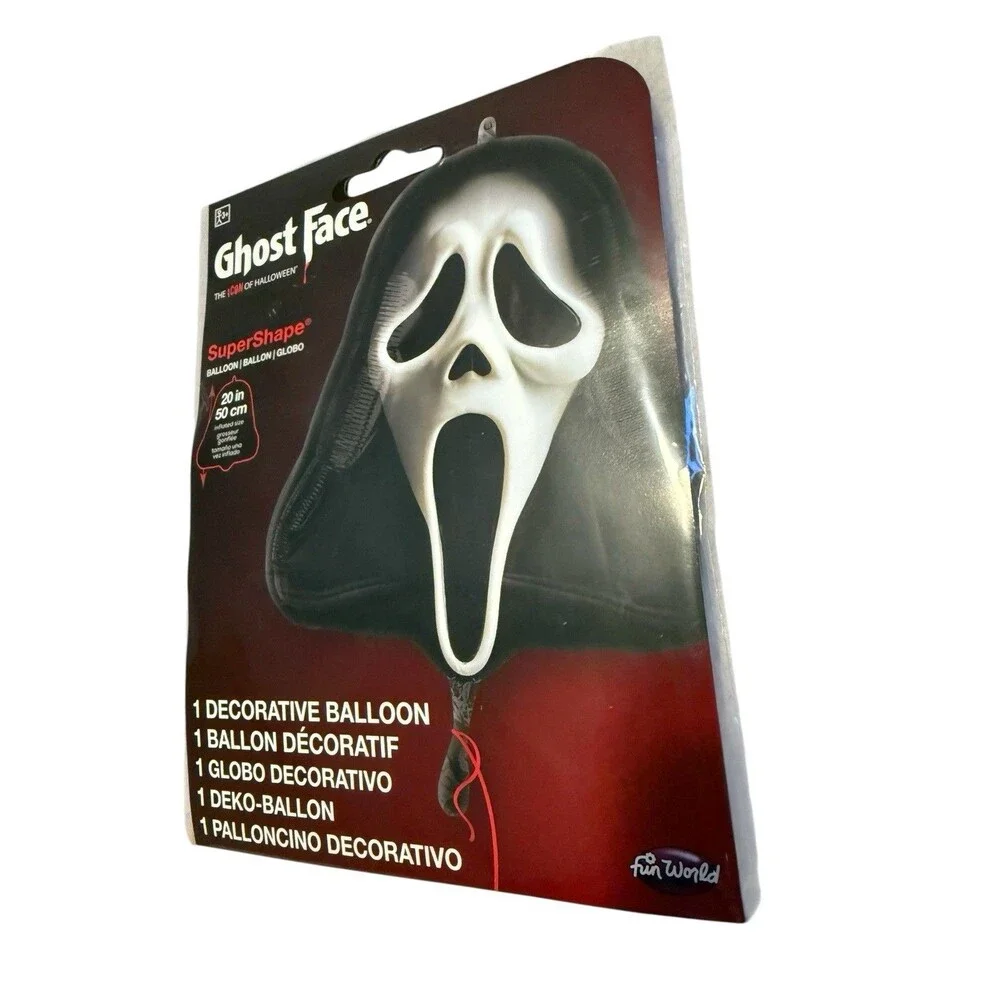 Halloween Balloons Ghostface Nightmare Before Christmas Lot Of 3 New